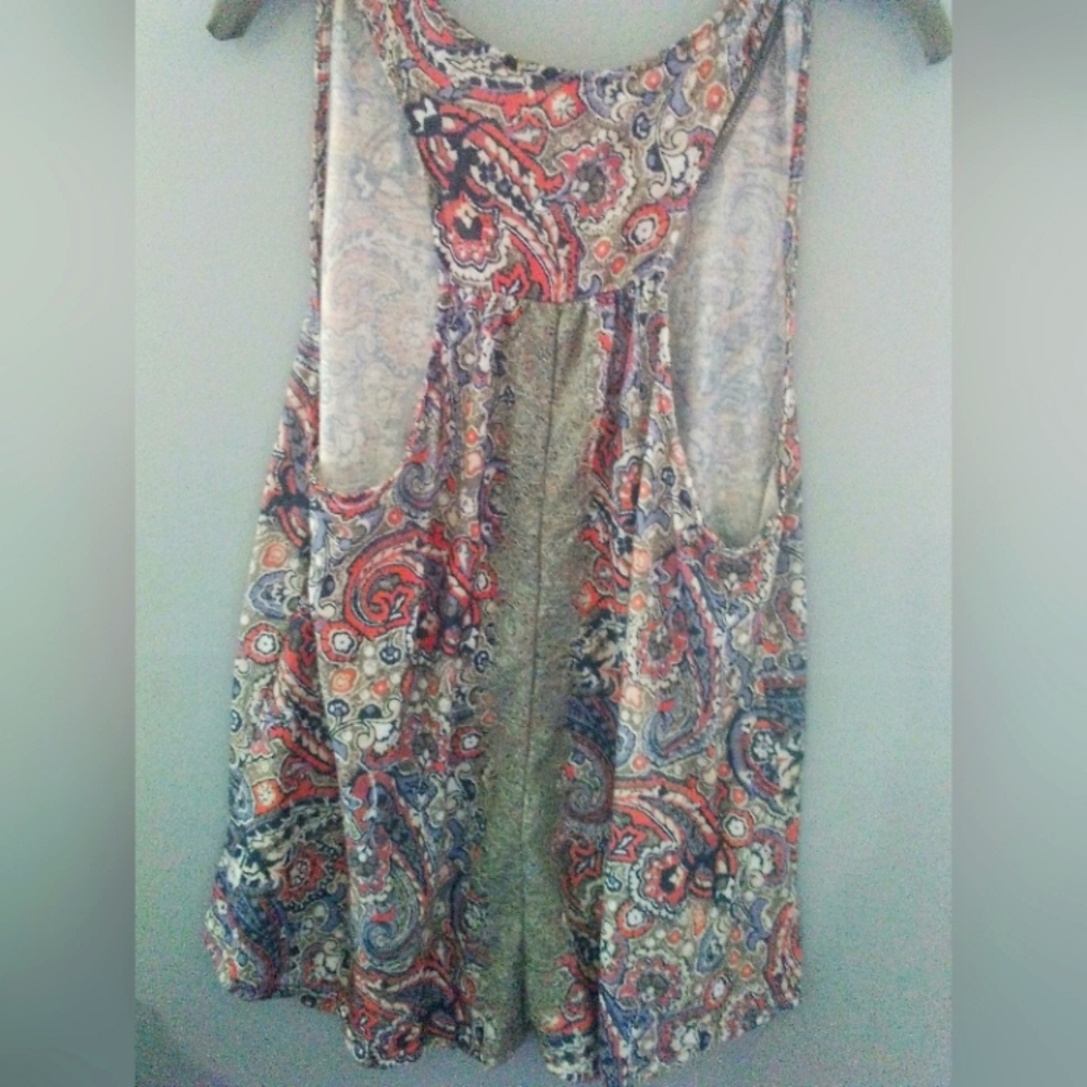 Boho Lace Trimmed Tank